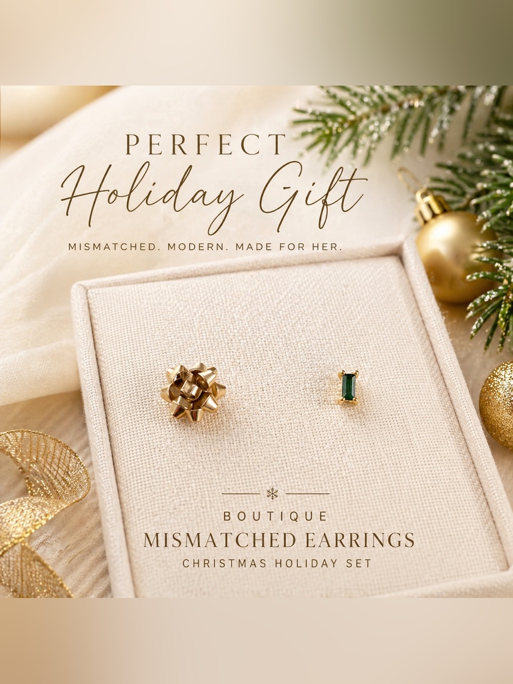 Boutique Mixed Matched Gift Earring Christmas Holiday Set